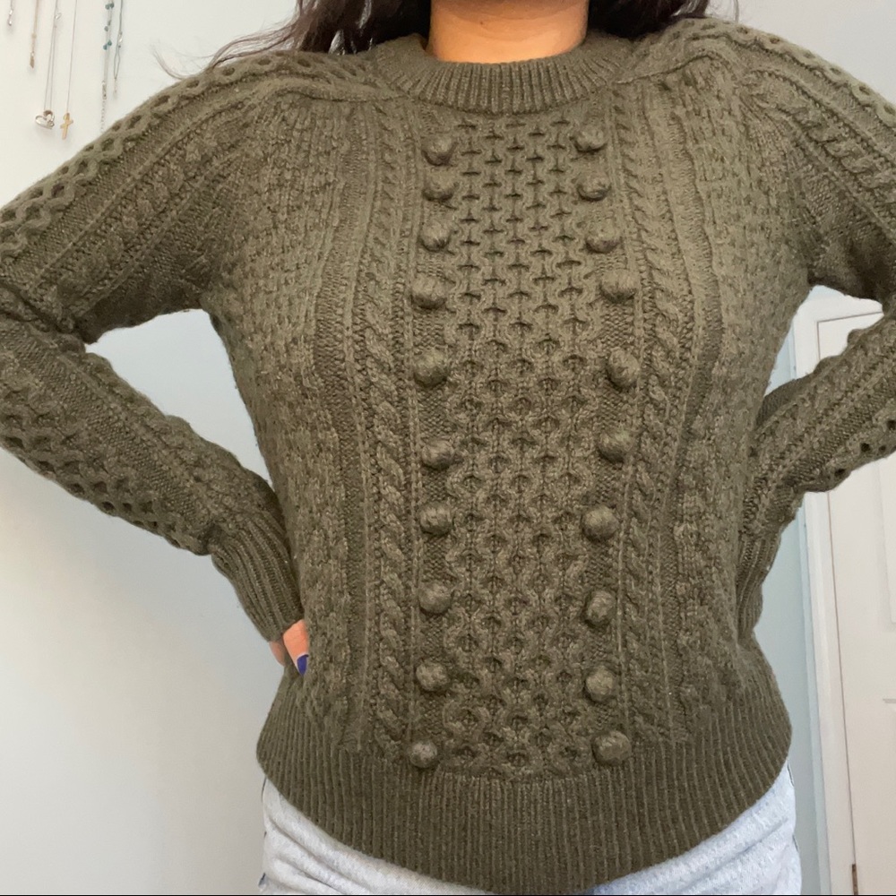 J.Crew Cable Knit Sweater